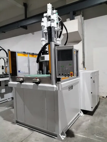 Machine d'injection verticale de caoutchouc de silicone LSR de type rotatif (CE/ISO9001)