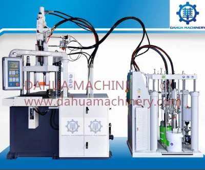 Machine de moulage par injection verticale de caoutchouc de silicone liquide (LSR)