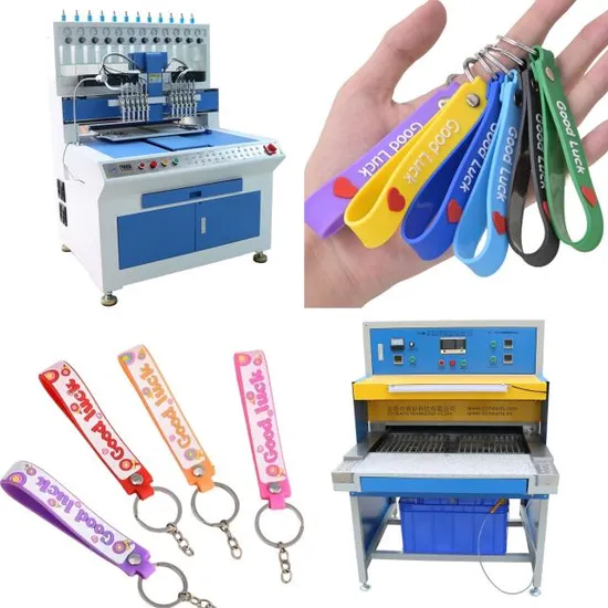 Patch en caoutchouc souple 3D en PVC avec logo en relief faisant la machine